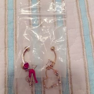 Body Candy 14G Valentine’s Day ♥️ belly button rings, choice of 2 together